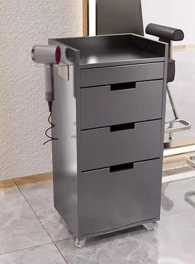 美柜发店发工具柜发廊工作柜理发车收纳储物剪工具HNI木质储物柜