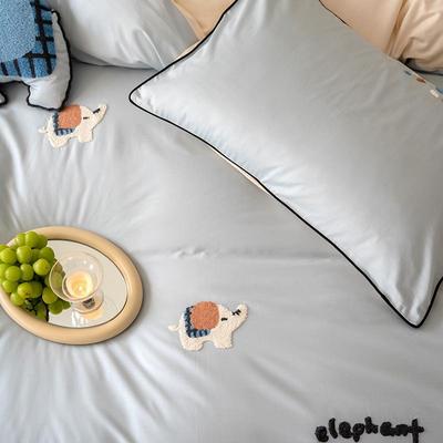 A类母婴高1档0S纯棉四件套长绒棉贡0缎儿童套全棉宿FT464888舍床