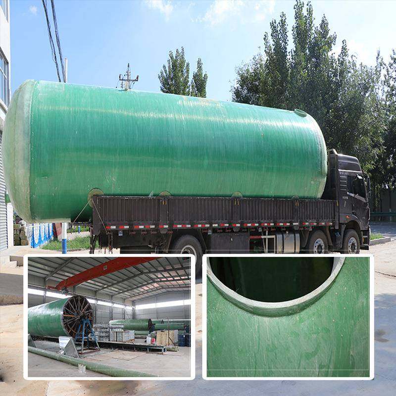 玻璃钢缠村绕化粪池2立方农化家用池耐腐蚀成品玻粪璃钢LDL隔油池