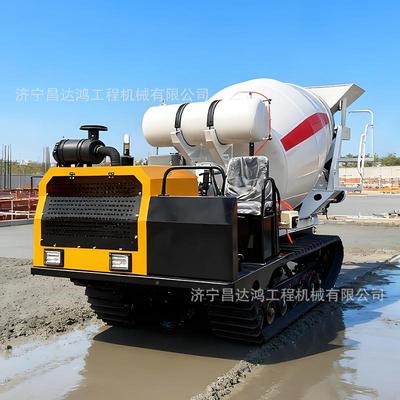 行走泥式水输车全地形行运走工程用水泥搅拌罐履带混凝无品牌/土