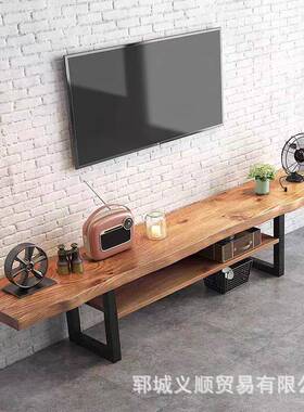 老榆木电视柜厅背家具客民IWQ宿酒店双层景墙边柜实木小户型电视