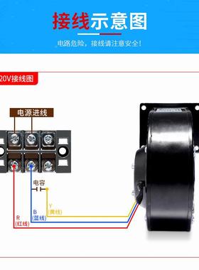 130/150FLJ1/85901/5/1/5/77380/220V小型抽风工频离机心鼓风机优