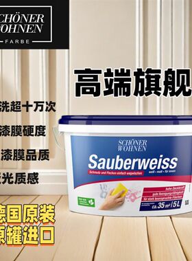 德国原装进口舒纳沃恩美茵超级内墙漆哑光漆墙面漆涂料艺术漆