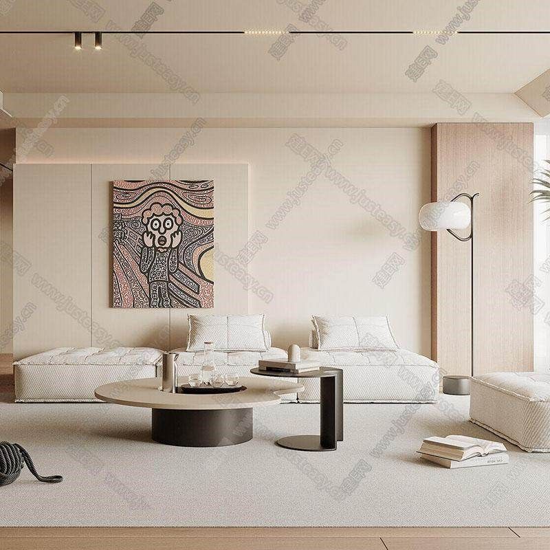 现代简约客厅布艺沙发茶几组合奶油风小户型公寓民宿酒店休闲家具,住宅家具,布艺沙发,淘宝优惠券,粉丝福利购,淘宝优惠卷