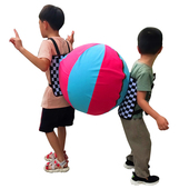 螃蟹运球幼儿园感统训练器材儿童体智能趣味运动会背夹球游戏道具