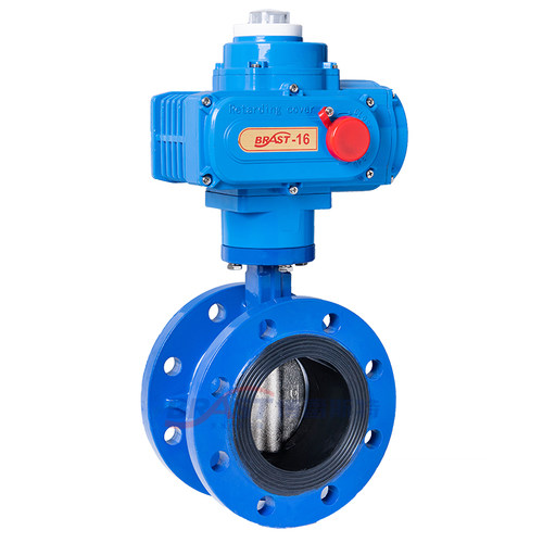 Q电动法兰软密封蝶D91XP/D91X-10/1Q 球墨体30/QT板EPDM