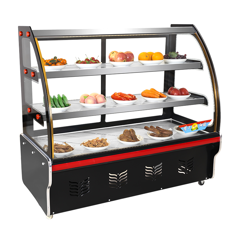 凉菜展示柜熟食冷藏柜商用鸭脖保鲜柜卤菜烧烤点菜柜小型摆摊冰柜