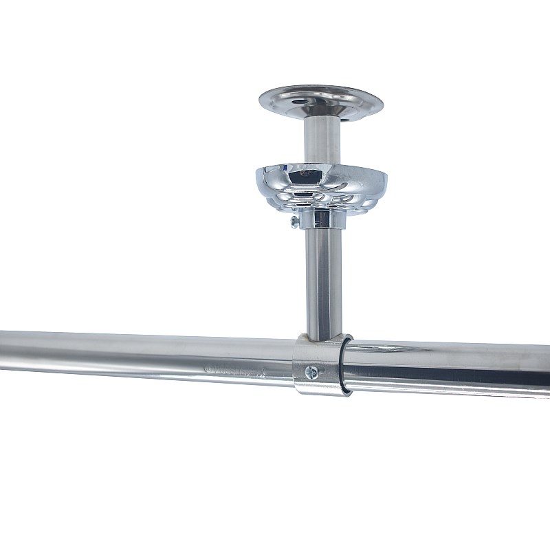 32MM管晾衣杆 固定式吊顶装凉衣架 阳台挂衣杆 单杆 不锈钢晒衣杆