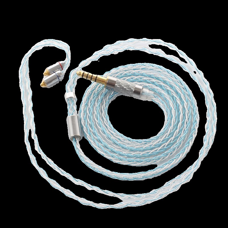 8股单晶铜0.78针.QDC.MMCX.2DC.IE900.升级线. 平衡线材