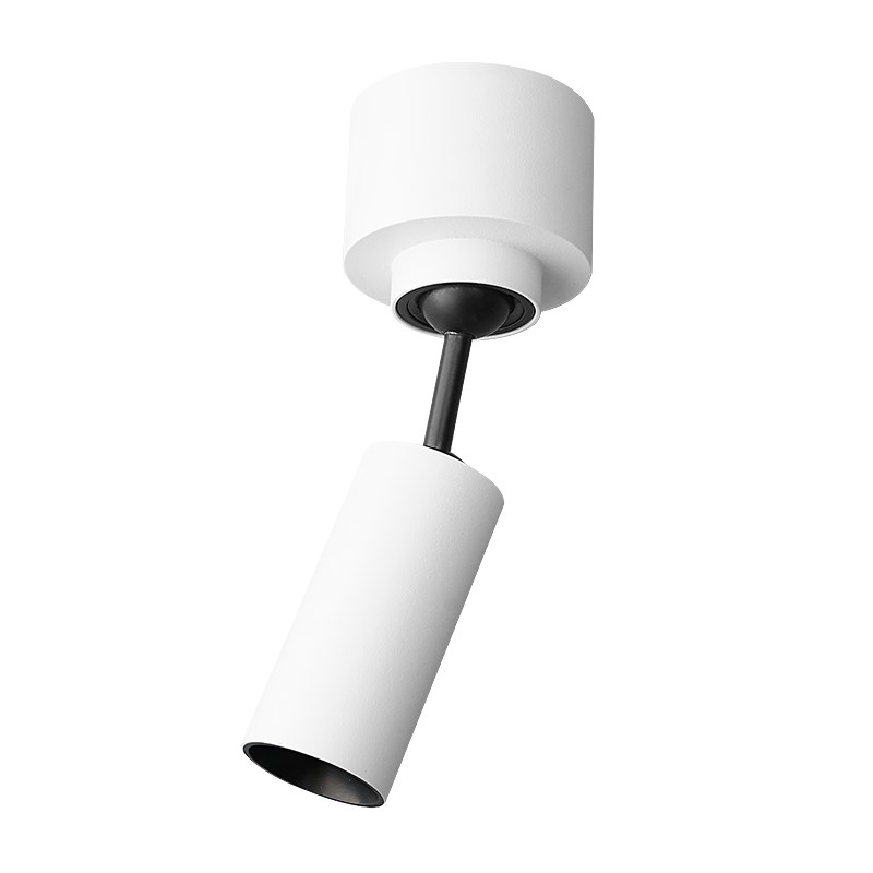 一束聚光射灯明装小光束角射灯可调角度折叠单头迷你聚光灯氛围灯