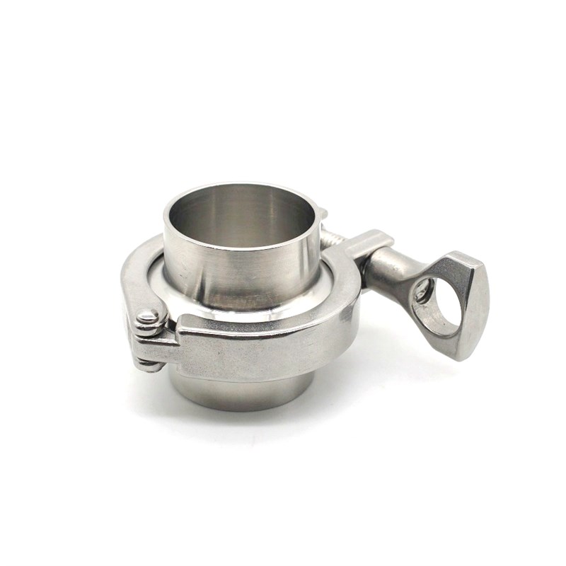 30不锈钢快装卡箍装快速接头TC法兰卡盘连接管件四氟38