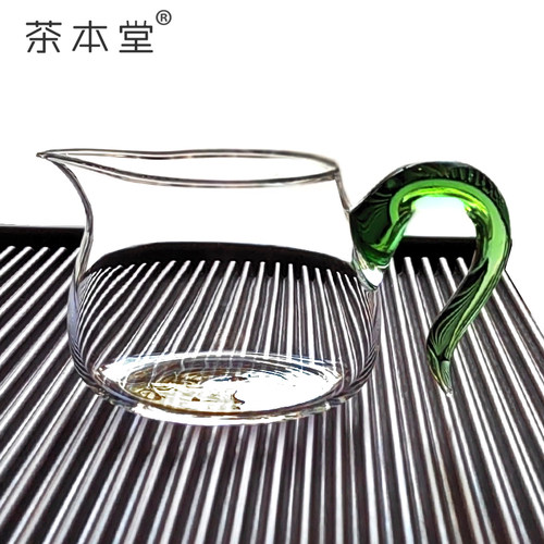 茶本堂茶海耐高温高硼硅透明玻璃分茶器高端公道杯长嘴加厚大容量