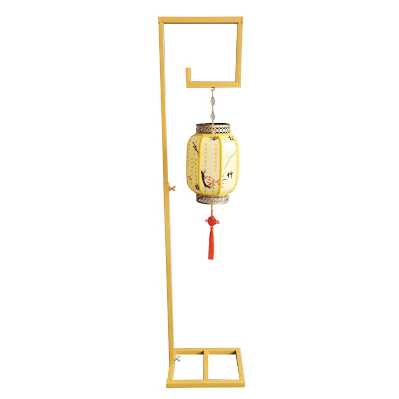 2021新款婚庆道具中式灯笼路引铁艺升降宫灯路引挂钩路引铁艺架子