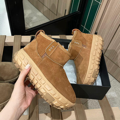 明星同款小个子雪地靴棉鞋加厚冬