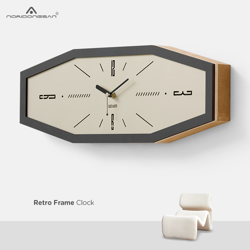 NORI2023新款钟表挂钟客厅现代简约时钟餐厅挂墙时尚大气