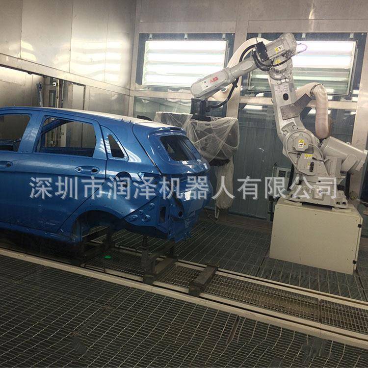 汽车喷涂自动化视觉水口切割镭雕打磨抛光自动化集成应用