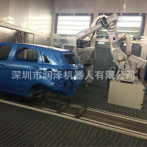汽车喷涂自动化视觉水口切割镭雕打磨抛光自动化集成应用