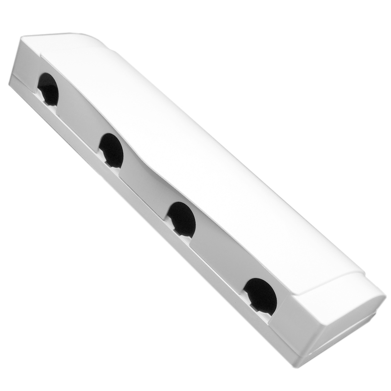 浴室防溅盒 8型四位开关插座连体挡水盒 四联防水盒 防水罩