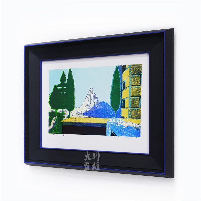 定制彩色实木画框线条油画框外框装裱定做黑色装饰镜框相框电视框