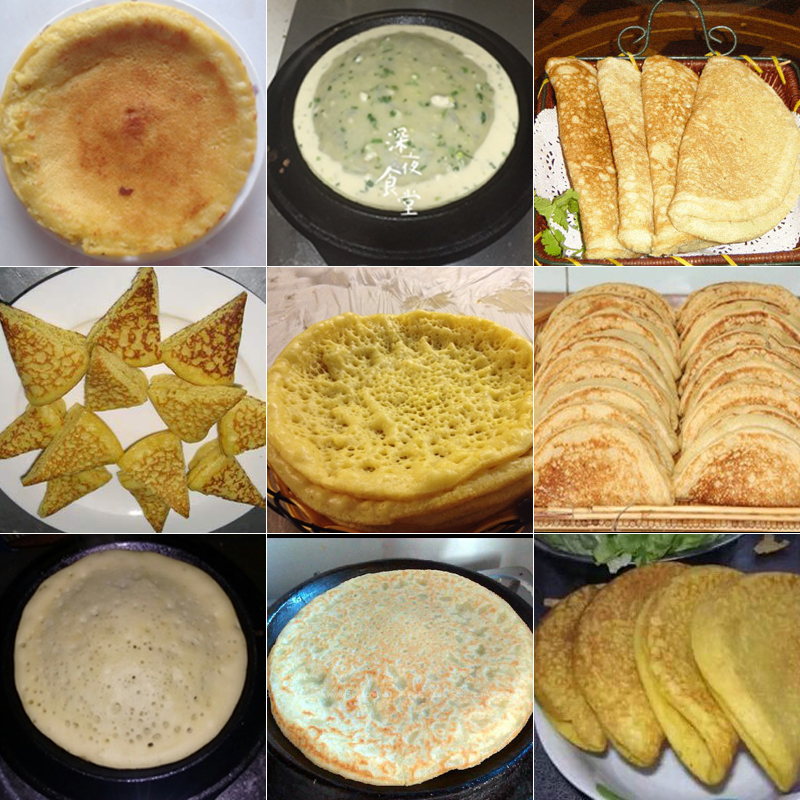 敬辉铸铁加厚煎饼鏊子家用饼折锅耨耨老式烙糕炉糕锅摊黄儿锅2