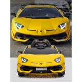 正品 兰博基尼儿童电动车四轮驱四带遥控宝宝动汽小车孩玩具车电可