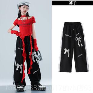 正品儿童爵士表演服j舞azz潮服街舞服出中大童舞女团风时髦百搭蹈