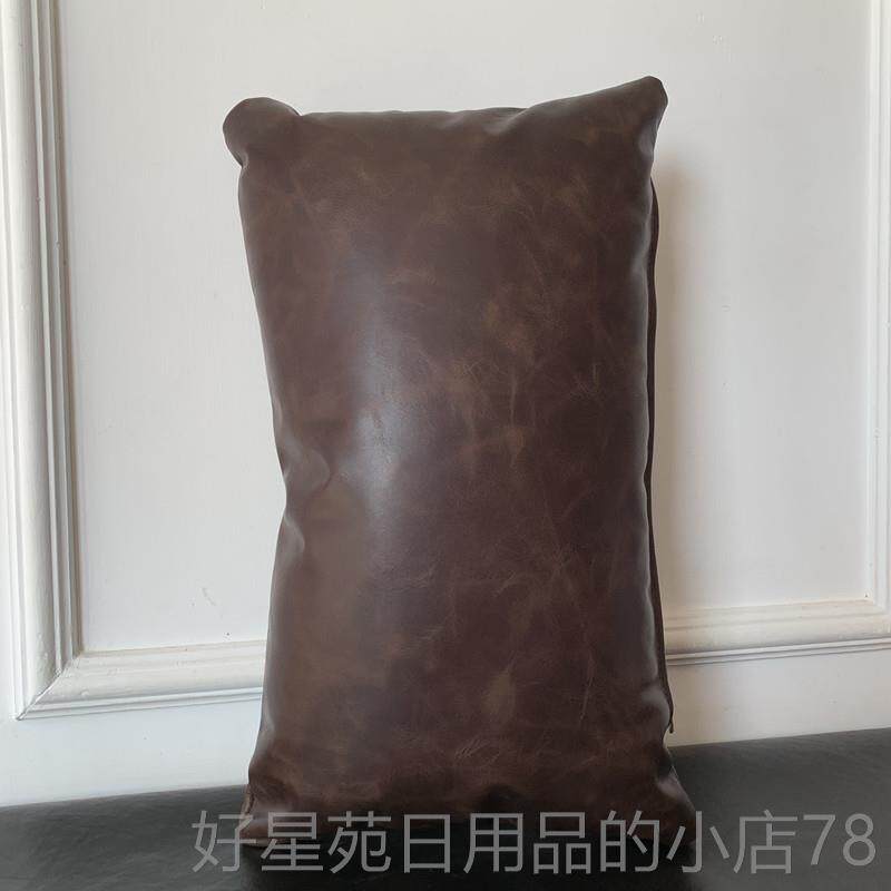高档进靠口全真/皮黄牛头层高端整皮/枕/沙发/腰汽车靠垫/枕/抱枕
