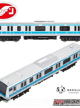 高档本trane火车JR日新线动干车轨道玩具合金模型N型花系列特快樱