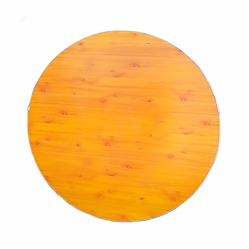 简易圆餐桌面台面板正圆形家用酒席圆桌台面板酒店饭店火锅圆桌面