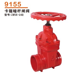 dn50 16Q 200 9155卡箍暗杆闸阀Z85X 埃美柯