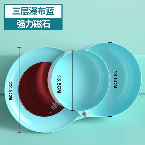 佳钓尼强磁拉饵盘新款竞技饵料盆王战比赛专用全磁立钩三层饵料盒
