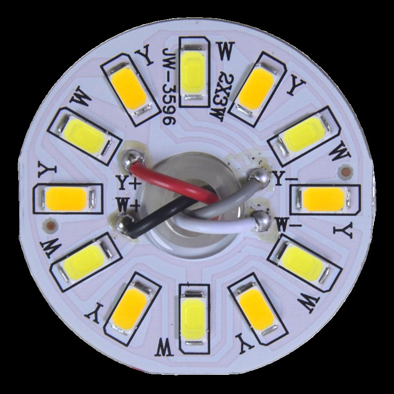 led三色变光灯芯无极遥控客餐厅灯片吸顶水晶灯光源板配件3W5W