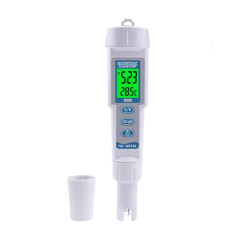 便携式PH/EC检测仪水族ph值高精度测试笔土壤/水肥溶液检测器