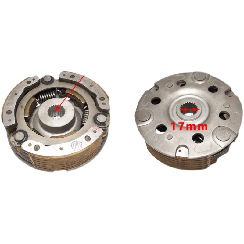 洛阳卓格哈斯小白龙微耕机配件隆鑫19CC矮款离合器外罩芯大小鼓