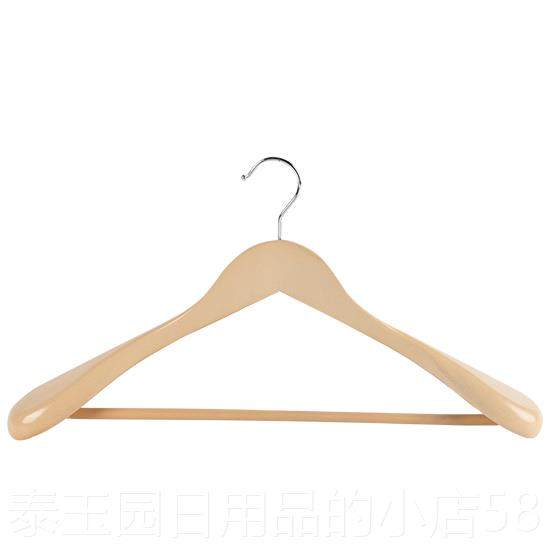 高档高档宽肩痕大衣架馆实酒店衣服无架家用成人衣宾挂木西服套装