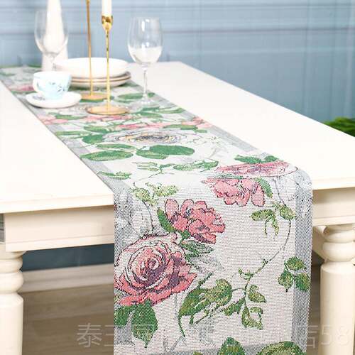 高档瑞档l典ekeund阿斯特桌旗欧式高奢华几茶电视柜装饰布北欧餐