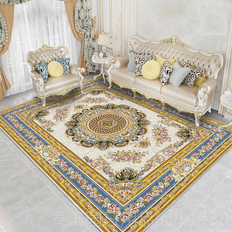高档新款波斯地毯欧美式中现客厅地式毯轻奢别墅复古端大面代积地