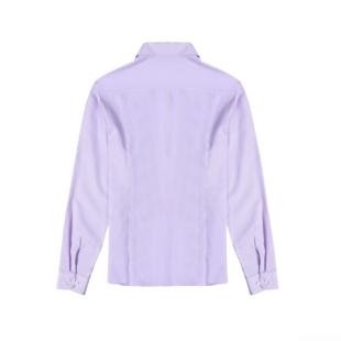 高档新款光大圆银行服领女长短衬衫光大银行条纹袖衬衣行制服工作