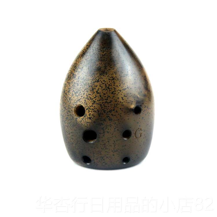 正品氏陶埙八孔单腔冯学者烟熏精美梨形铙初钹专业演乐奏级民族器