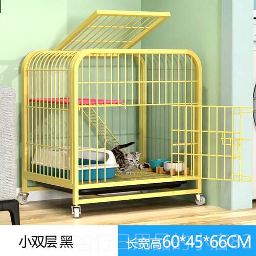正品笼猫厕一体不占地别猫屋两层实猫家用室内小户型结猫墅超大可
