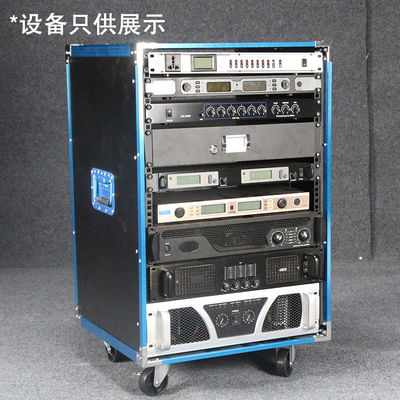 16U加厚航空箱业音响机柜功放机箱10u调音台机柜12u移动20u舞台箱