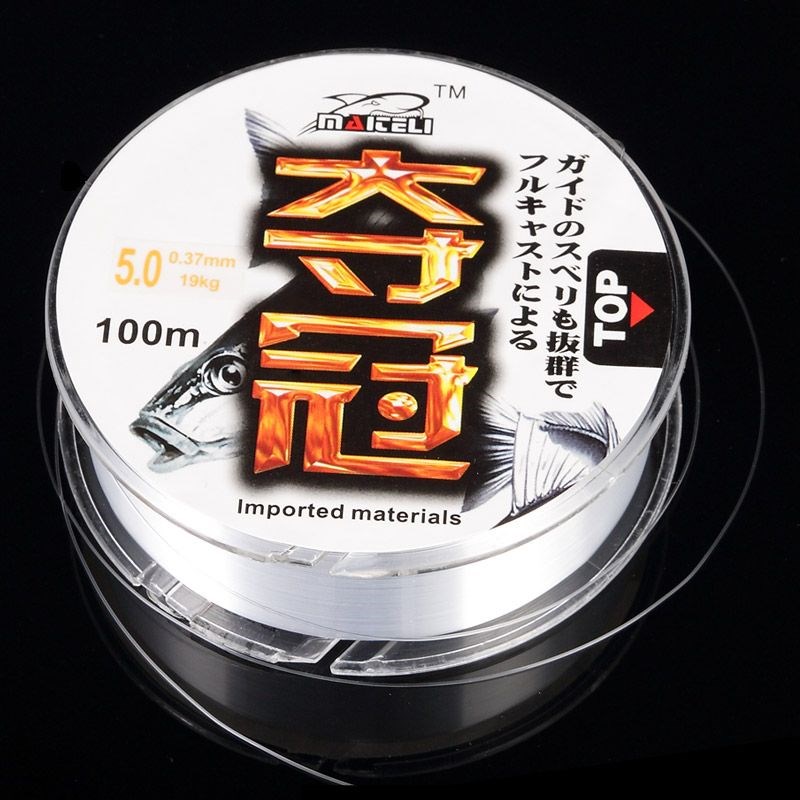 麦特利夺冠鱼线原丝主线耐磨线竞技夺尼龙线强力100米钓鱼线