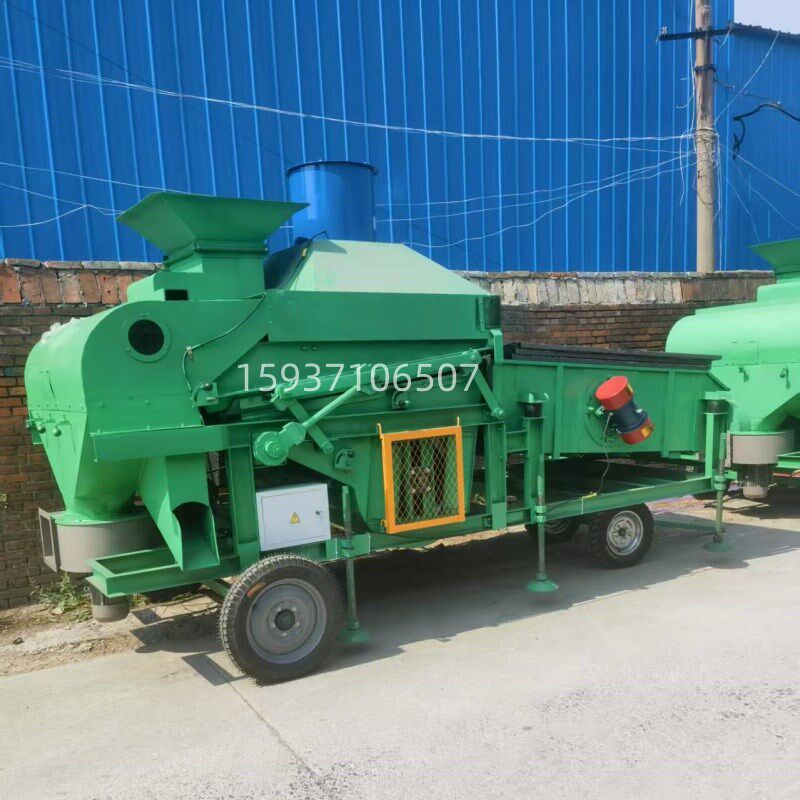 大型油菜籽筛选机 小麦玉米清理筛 大豆水稻高粱除杂振动筛