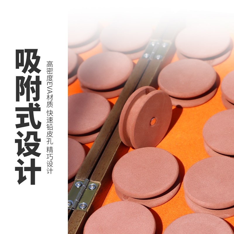 南北秩父胡桃木主线盒20轴鱼线盒黑金实木线轴盒防水强磁吸附装备