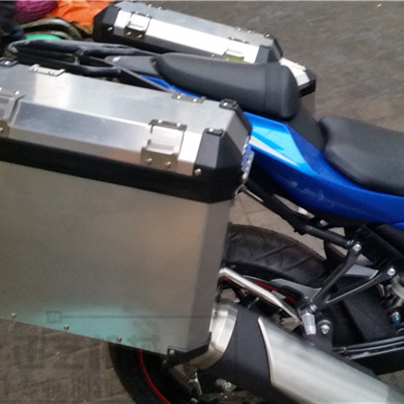 GSX0R铝合金边箱后货架铝合金尾箱侧箱后备箱旅行箱行李箱