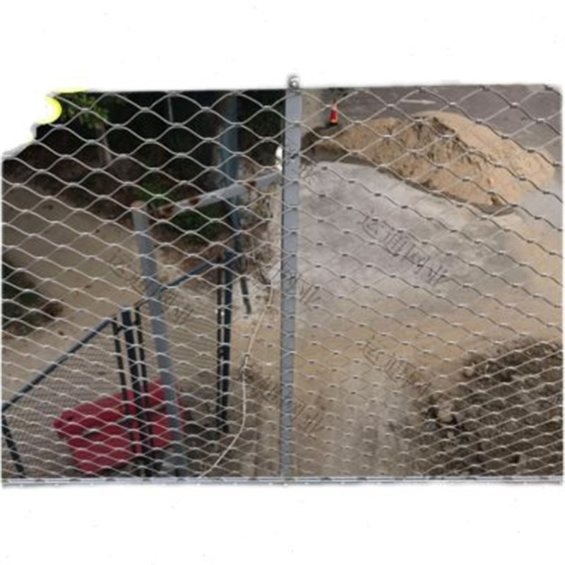 高档304不锈钢筛网金属防坠落网安全防护钢丝绳围栏网植物防攀爬