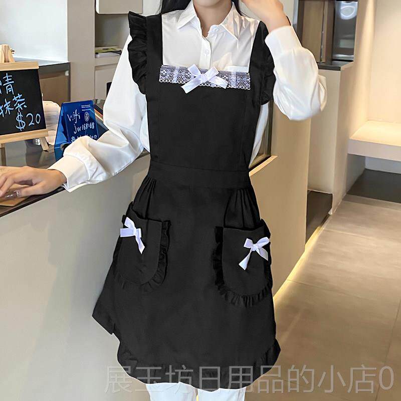 正品韩服版女时尚工美甲店公主裙作定制可爱幼儿园老师花围边家用