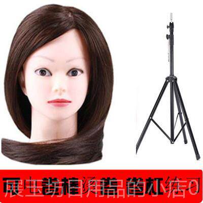 正品全真发美头模学徒练习编发发发化妆盘假发模特头人假头模型可