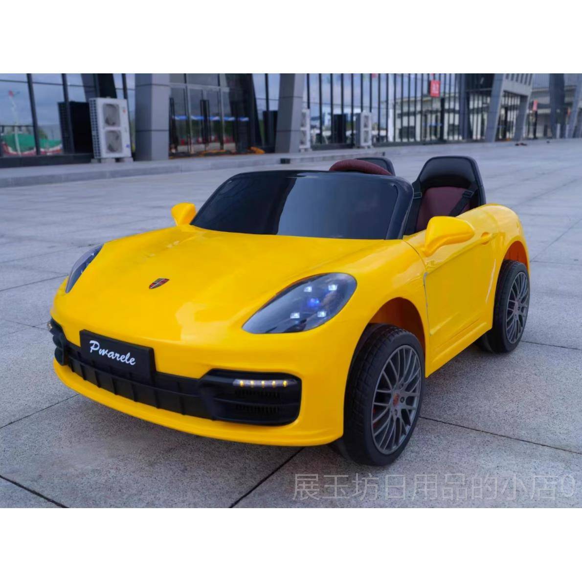 高档人儿童电动汽车四轮帕拉美拉超大可坐大双人小孩宝宝控玩遥童