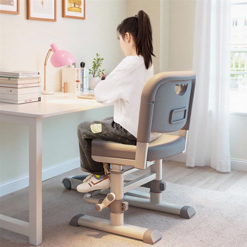 儿童学习椅小学生书桌椅子可升降调节矫正坐姿靠背凳子家用办公椅